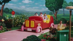 マクドナルド CMのシーン2（00:01）