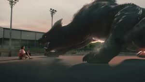 モンスターハンターNow CMのシーン2（00:07）