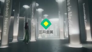 三井金属鉱業 CMのシーン1（00:00）