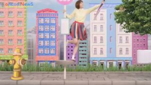 とらばーゆ CMのシーン1（00:05）