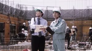 信和建設 CMのシーン6（00:16）