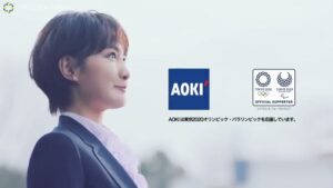 AOKI CMのシーン10（00:14）