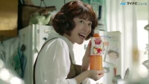 野菜生活100 CMのシーン7（00:09）