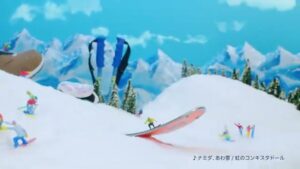 冬スポ CMのシーン4（00:04）