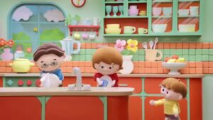 キュキュット CMのシーン2（00:01）