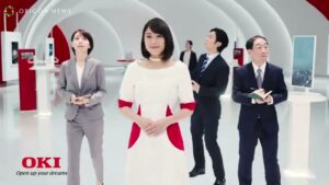 OKI CMのシーン1（00:00）