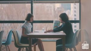 海外留学のスマ留 CMのシーン2（00:03）
