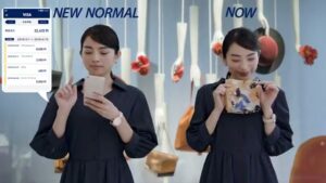 Visa CMのシーン8（01:04）