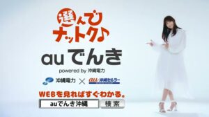au沖縄セルラー CMのシーン10（00:14）