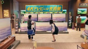 NTT東日本 CMのシーン2（00:15）