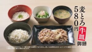 吉野家 CMのシーン9（00:15）