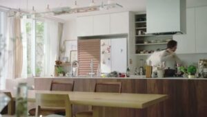日清オイリオ CMのシーン2（00:03）
