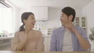 明治 CMのシーン5（00:15）