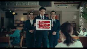 キヤノンマーケティングジャパン CMのシーン2（00:03）