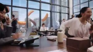 亀田製菓 CMのシーン4（00:10）