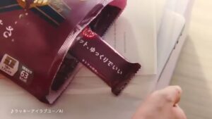 キットカット CMのシーン2（00:01）