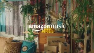 Amazon Music CMのシーン1（00:00）