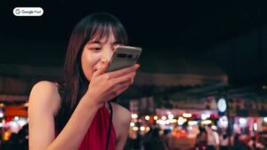 Google Pixel CMのシーン6（00:08）