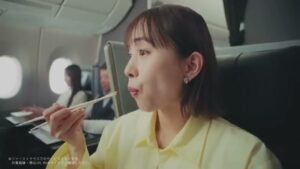 日本航空 CMのシーン5（00:13）