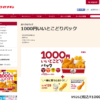 CM画像：お得な1000円 いいとこどりパック「みんなの好きがぎっしり」篇