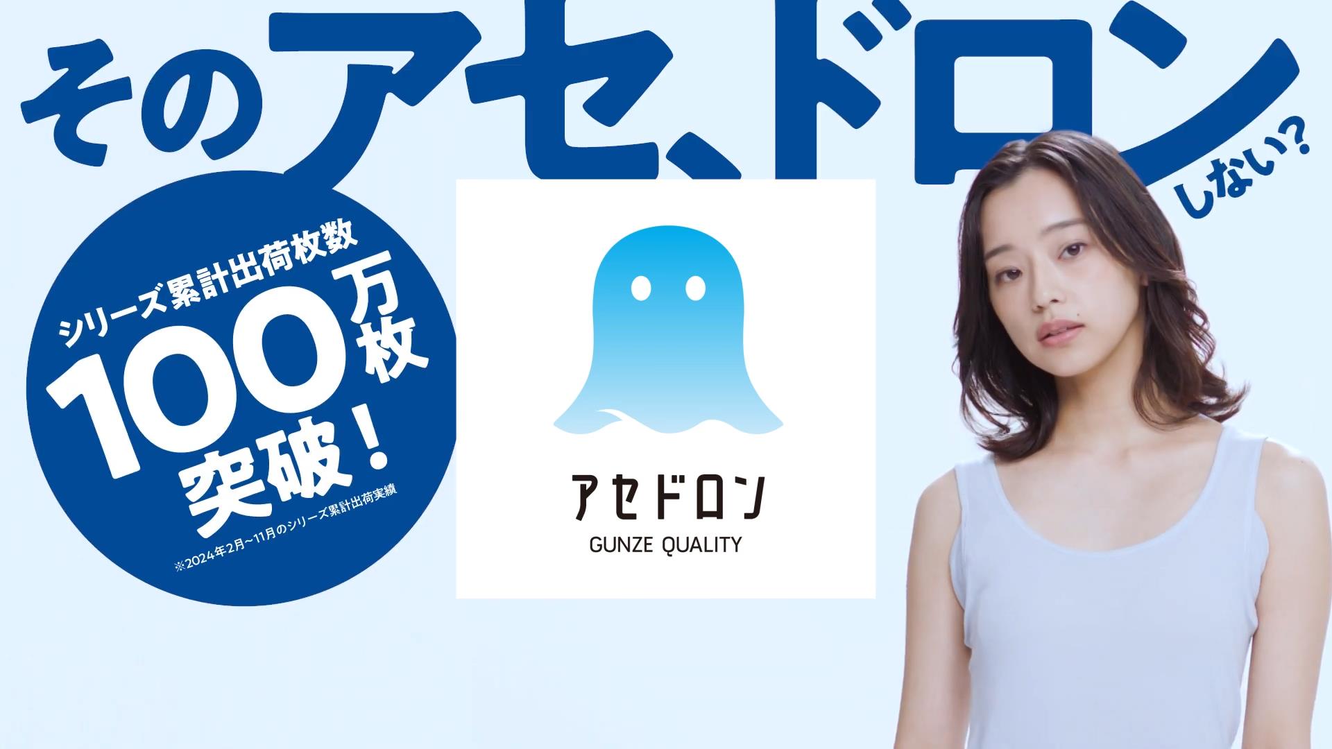 グンゼ CM アセドロン 「リュックの背中ベタつき」篇・「集中できないベタつき」篇