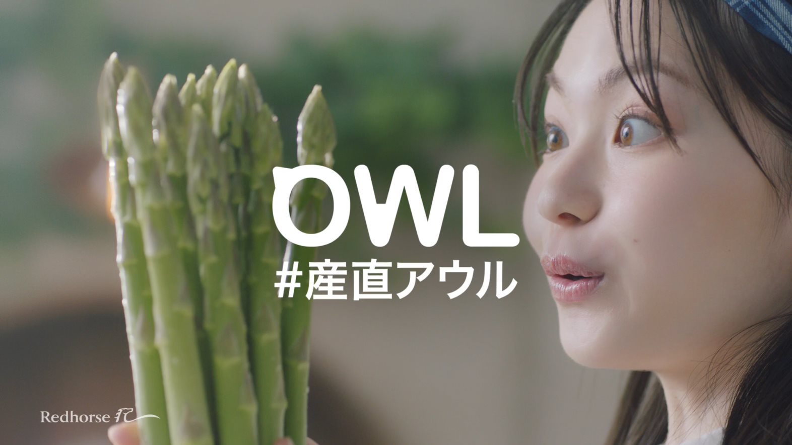 レッドホースコーポレーション CM OWL 産直アウル 旅するアウルさん