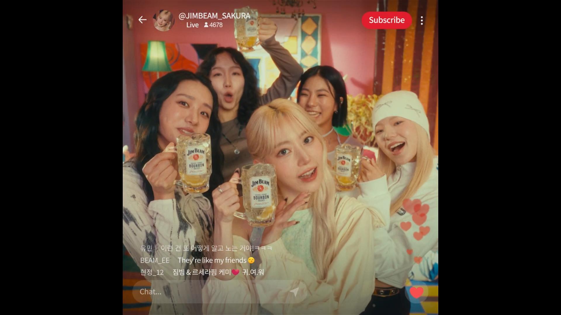 サントリー CM ジムビーム 「SAKURA」篇リール篇